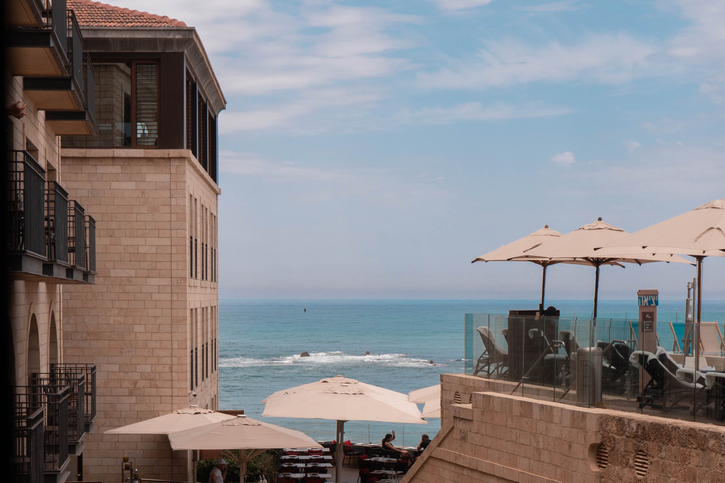 The Setai Tel Aviv — the terraces above the sea