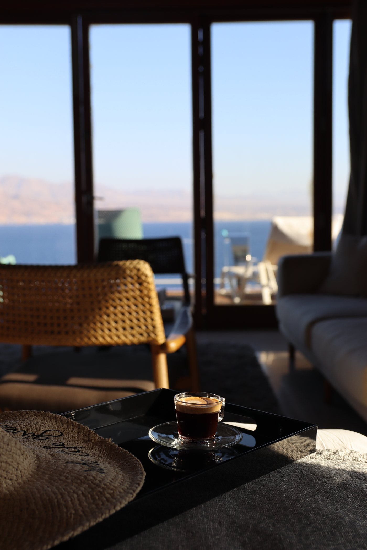 A coffee on the terrace